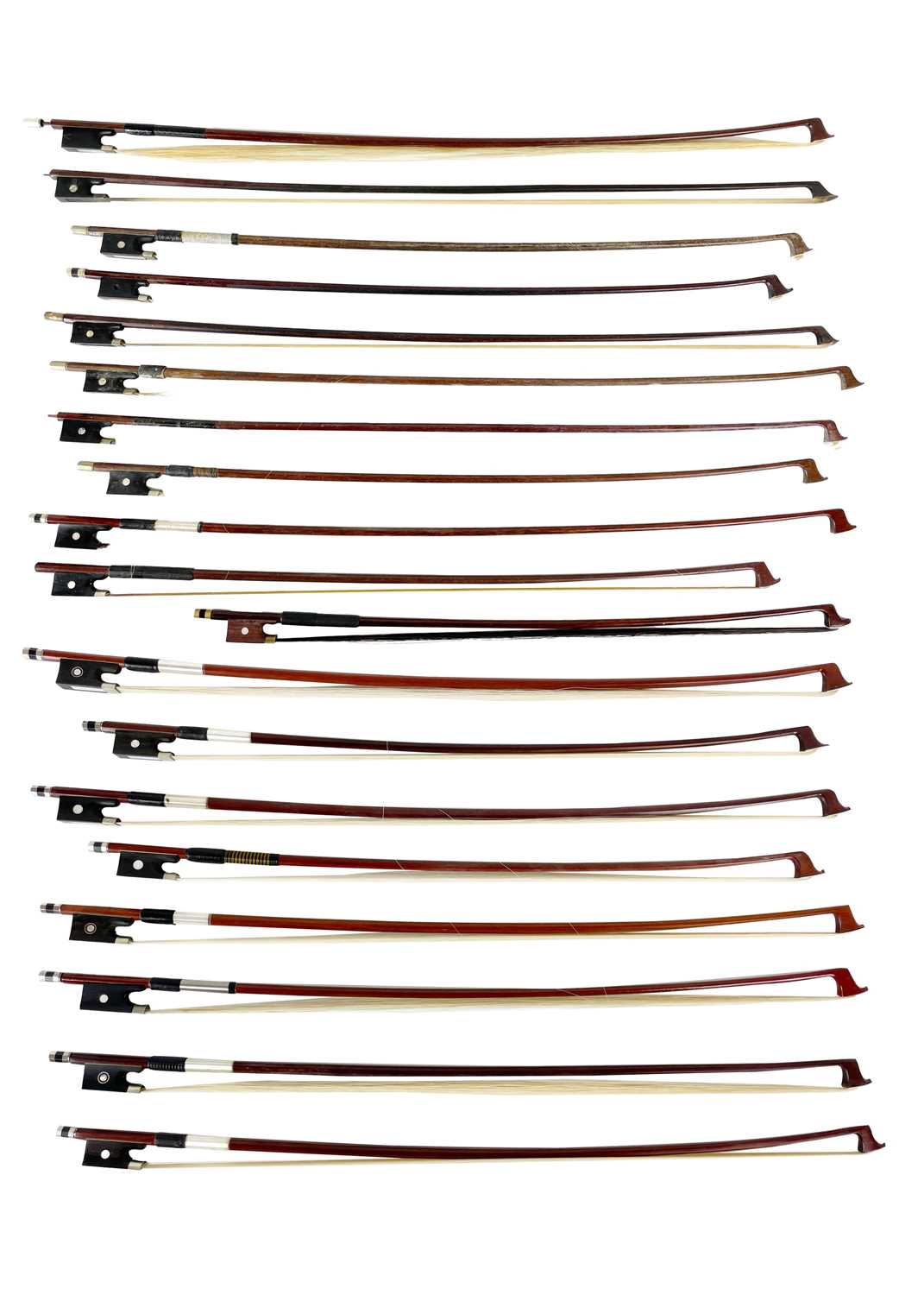 Violin bows.