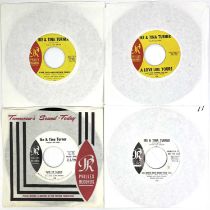 Ike and Tina Turner Four rare 7" singles.