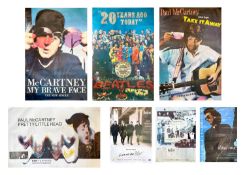 The Beatles; related promotional posters.