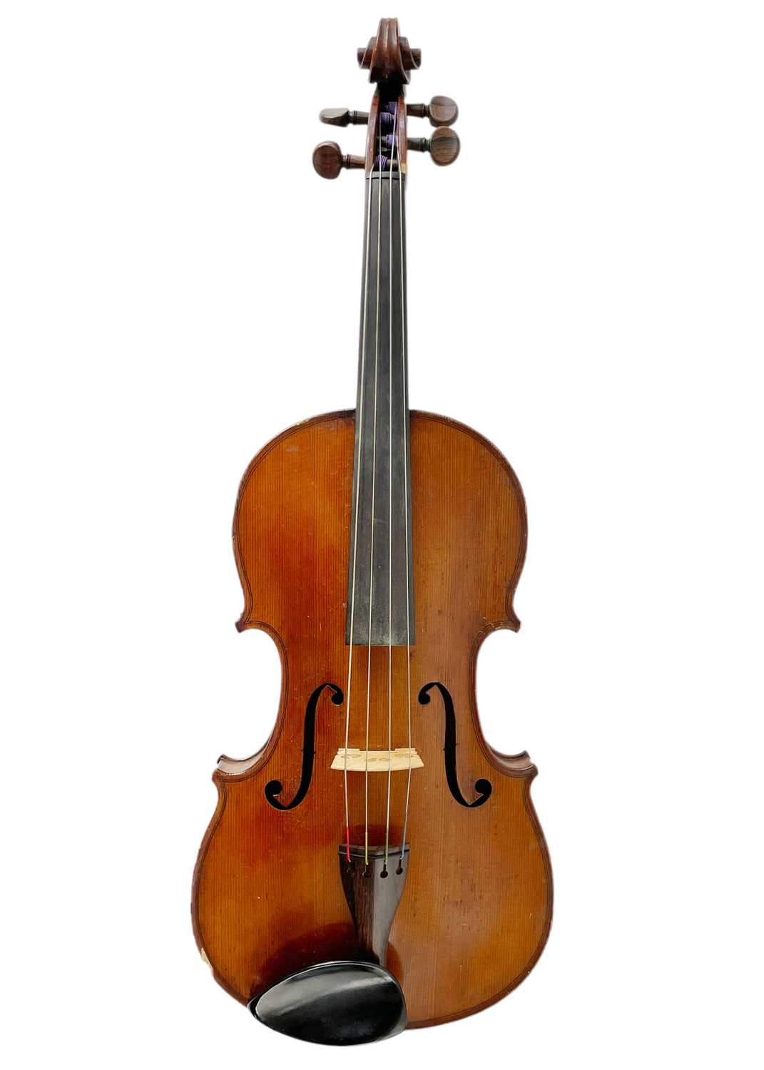 A viola and a violin, circa 1900. - Image 2 of 14