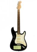 Signed; Eric Clapton electric guitar.