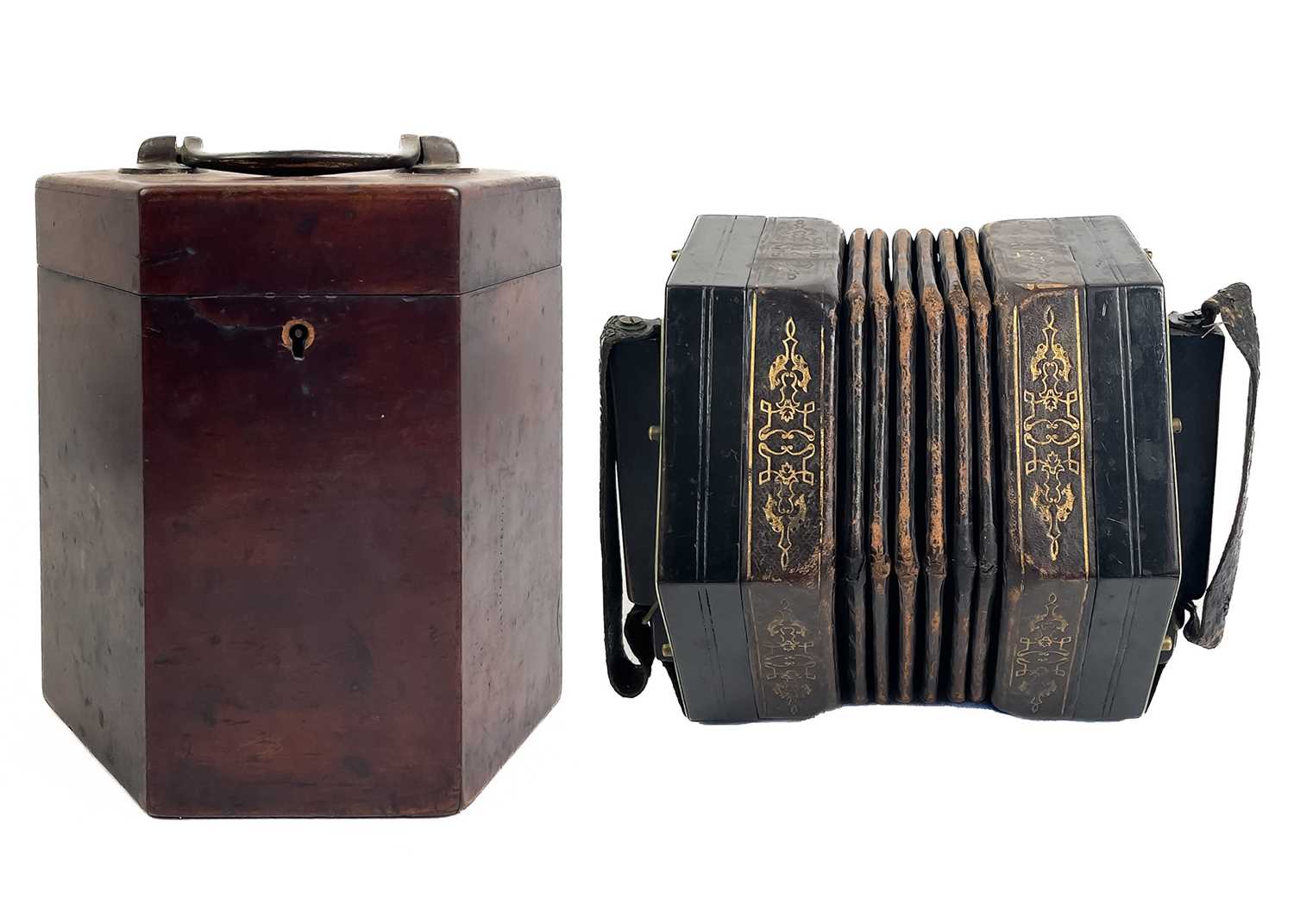 C. Jeffries Anglo concertina, circa 1880.