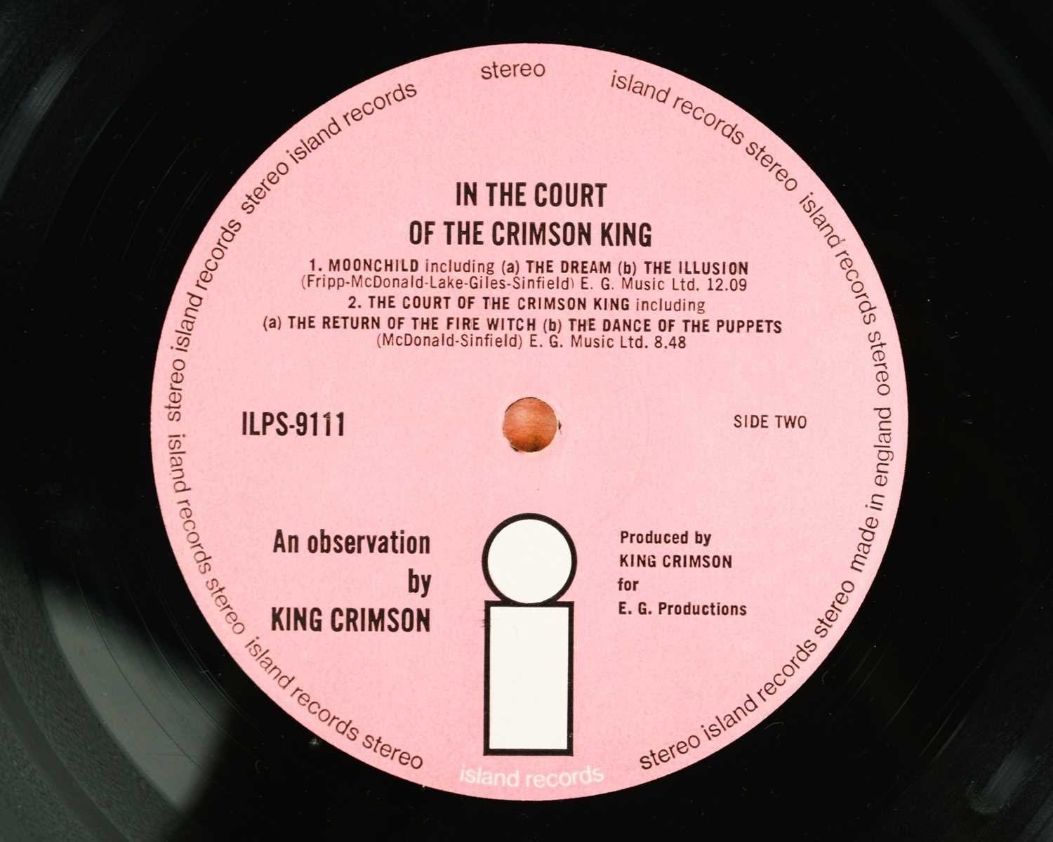 King Crimson; In The Court Of The Crimson King 12" album. - Image 2 of 11