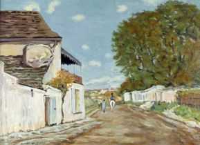 George E MILLER (1918-1982) Le Maison de Sisley, after Alfred Sisley