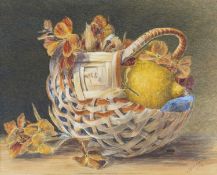 Miss A. Sorel LAVERTY (Exh. 1881-1897) Basket With Lemon