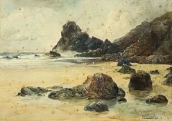 William CASLEY (1852-1918) Guddy Gaskel Point, Kynance