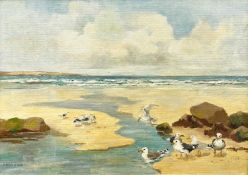 Dorcie SYKES (1908-1998) Sea-Gulls Cooling Off