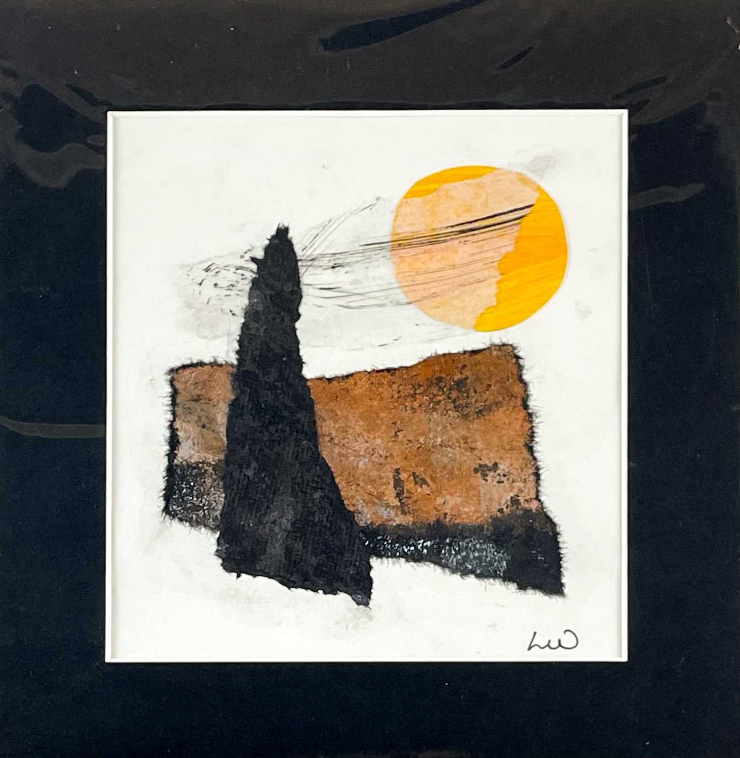 Lynn WISE (1973) 'Black Rock, Yellow Sun' & 'Sunset Surf' - Image 2 of 5