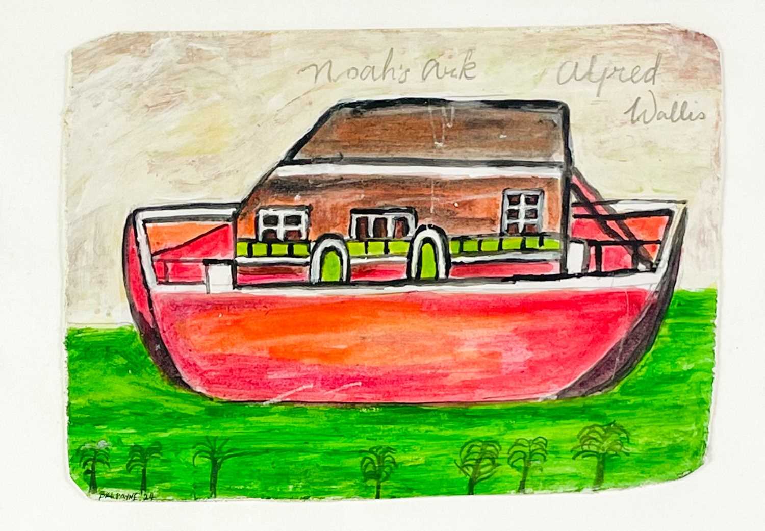 Bill PAYNE (XX-XXI) Noah's Ark - Homage To Alfred Wallis