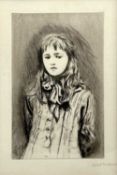 Sir Hubert VON HERKOMER (1849-1914) Portrait Of A Girl