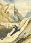 J. STOKES (XIX) A Bridge Among The Hills