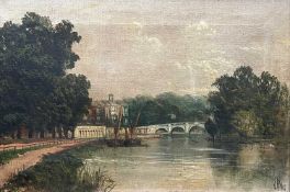 J. LEWIS (XIX) Countryside and River View