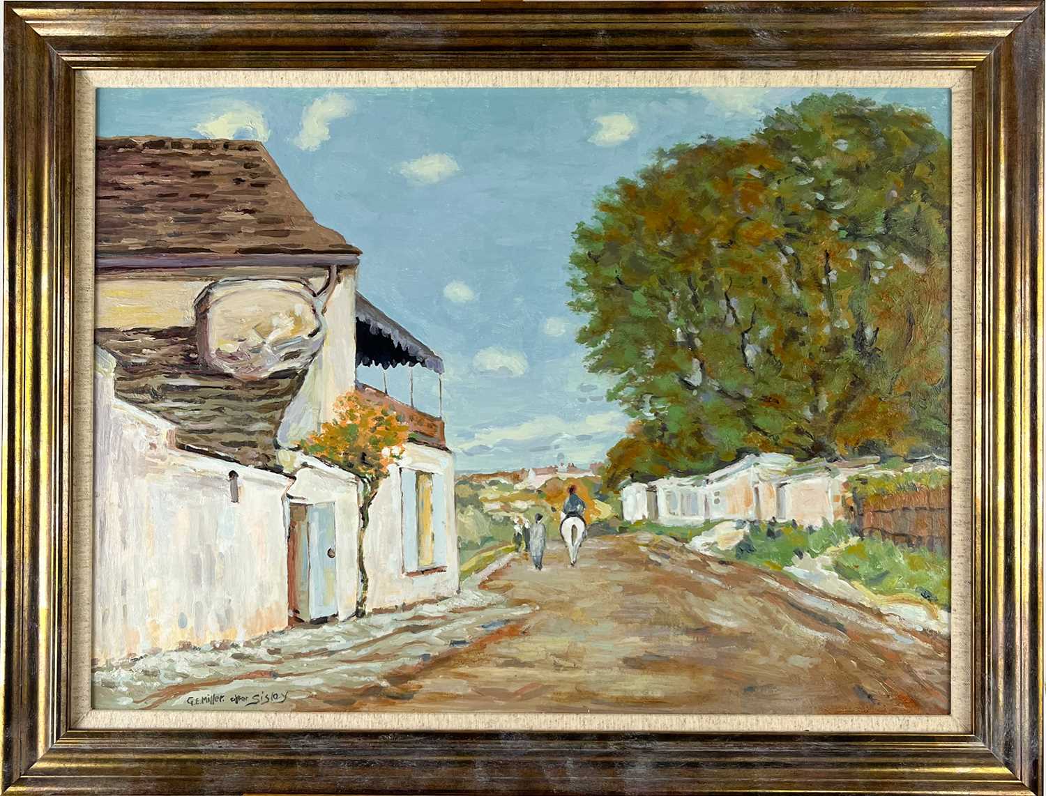 George E MILLER (1918-1982) Le Maison de Sisley, after Alfred Sisley - Bild 2 aus 3