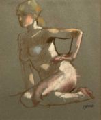 Ken SYMONDS (1927 -2010) Nude Study (Ann Sitting)