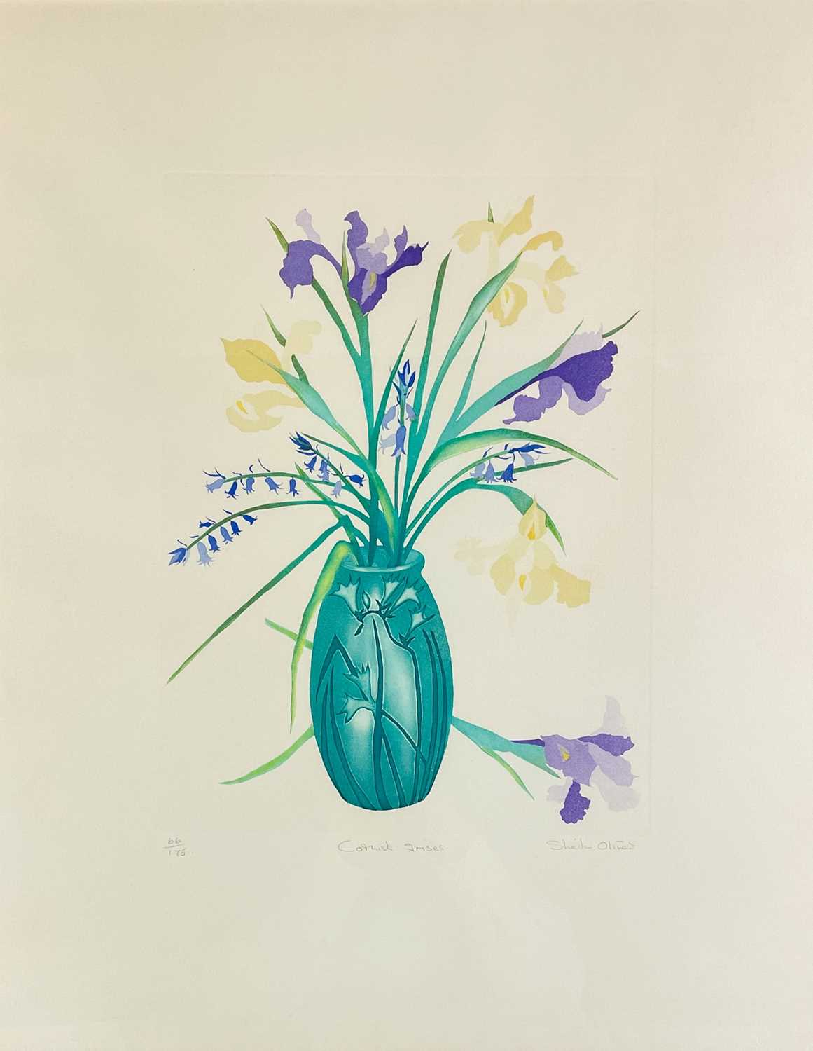 Sheila OLINER (1930-2020) Cornish Irises