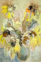 John Livesey (1926-1990) Sunflowers