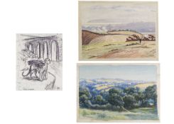 William A. MARTIN (1899-1988) Two Landscape Views