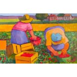 Paolo CANETTI (1940) Tomato Harvesting