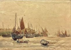 Arthur WHITE (1865-1953) Smeaton's Pier, St. Ives
