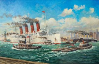 Richard WOOD (1950) RMS Mauretania,1934