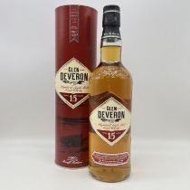 A bottle of Glen Devron 15 year old single malt whisky