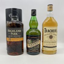 3x bottles of whisky