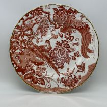 A Royal Crown Derby "Red Aves" pattern plate