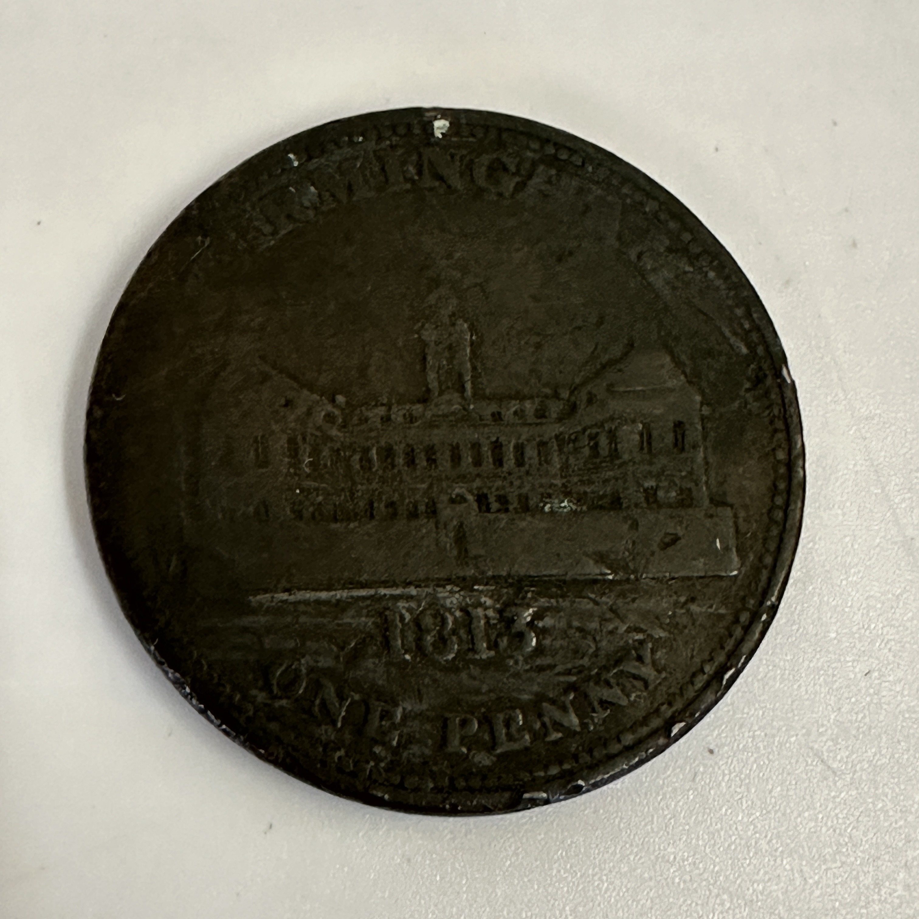 A Birmingham workhouse token - Image 4 of 7