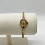 A 9ct yellow gold vintage Accurist watch