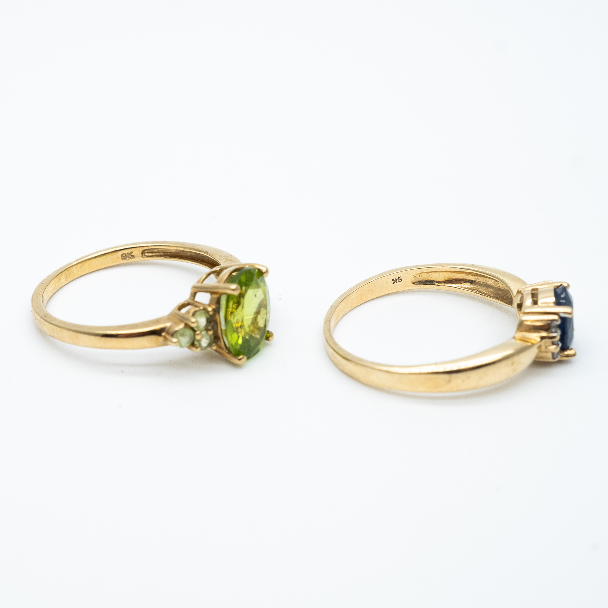 2x 9ct yellow gold dress rings - Image 3 of 4