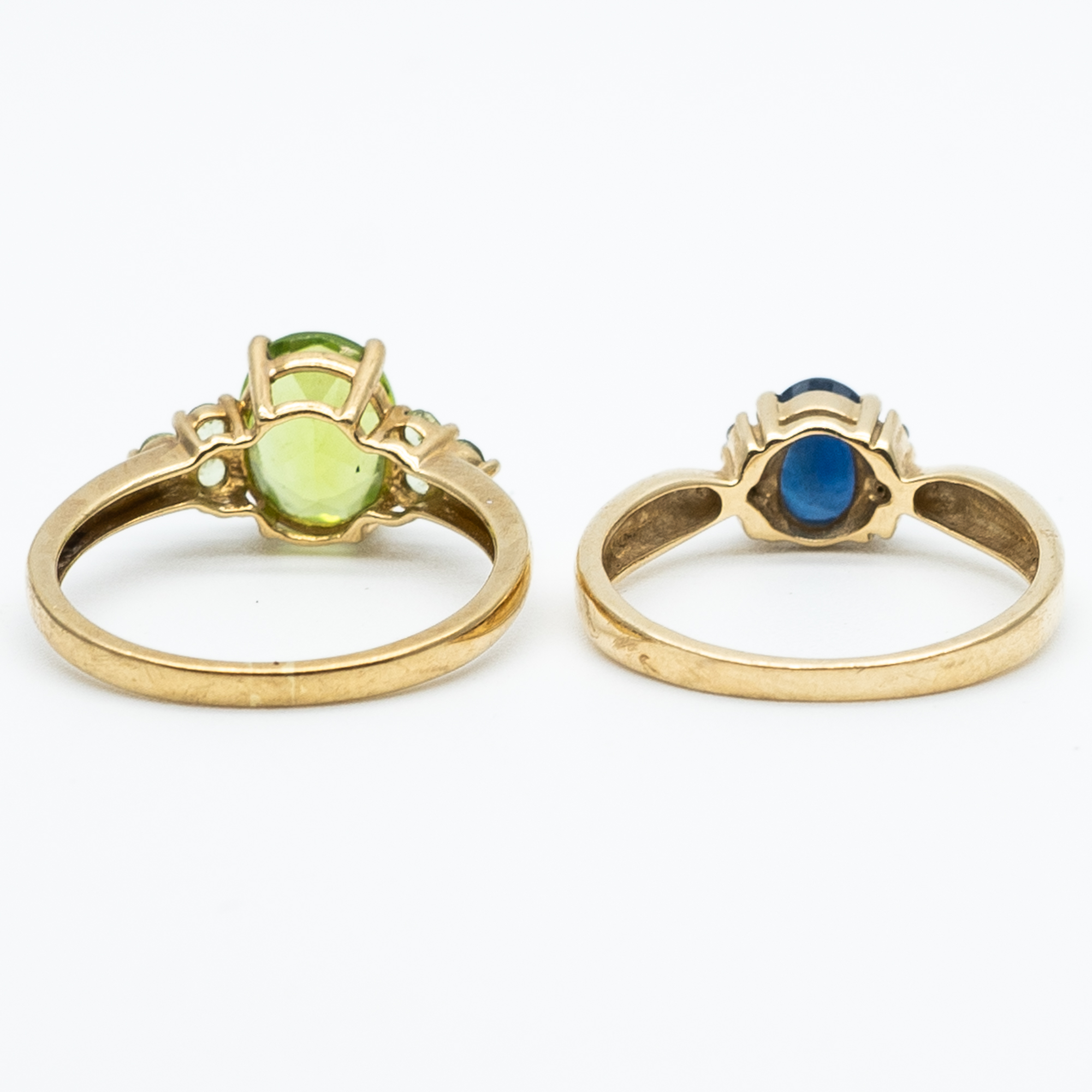 2x 9ct yellow gold dress rings - Image 2 of 4