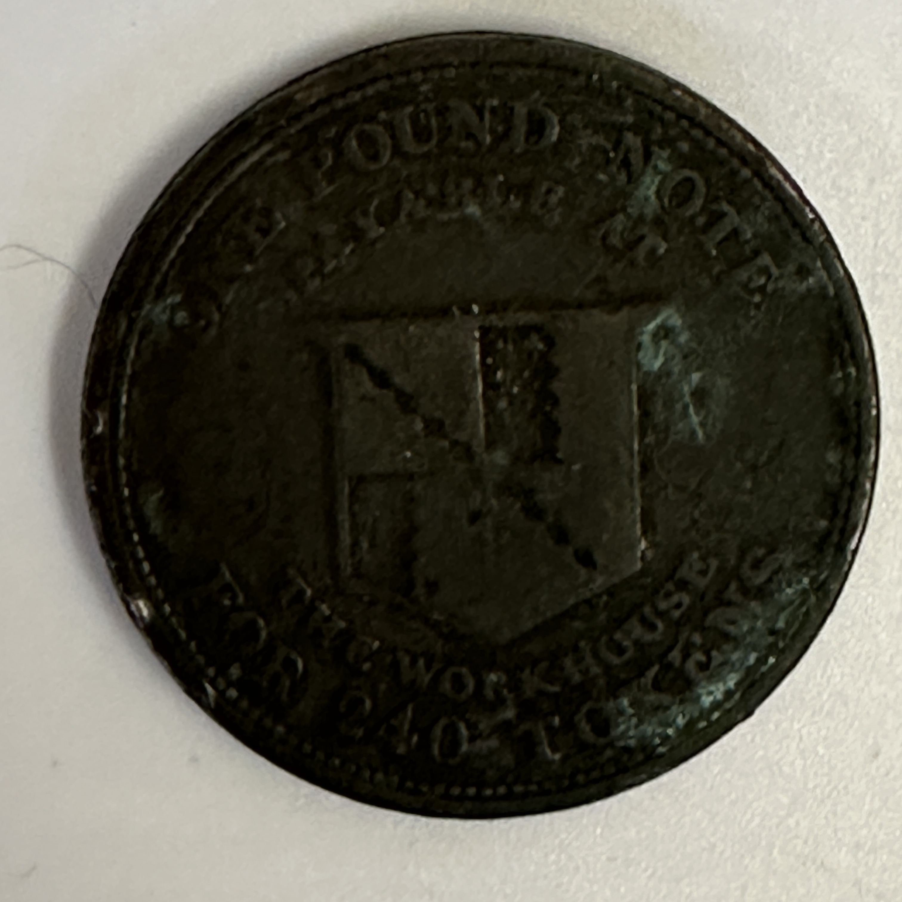 A Birmingham workhouse token - Image 5 of 7