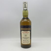 A bottle of Rare malt selection Linkwood 22 year old