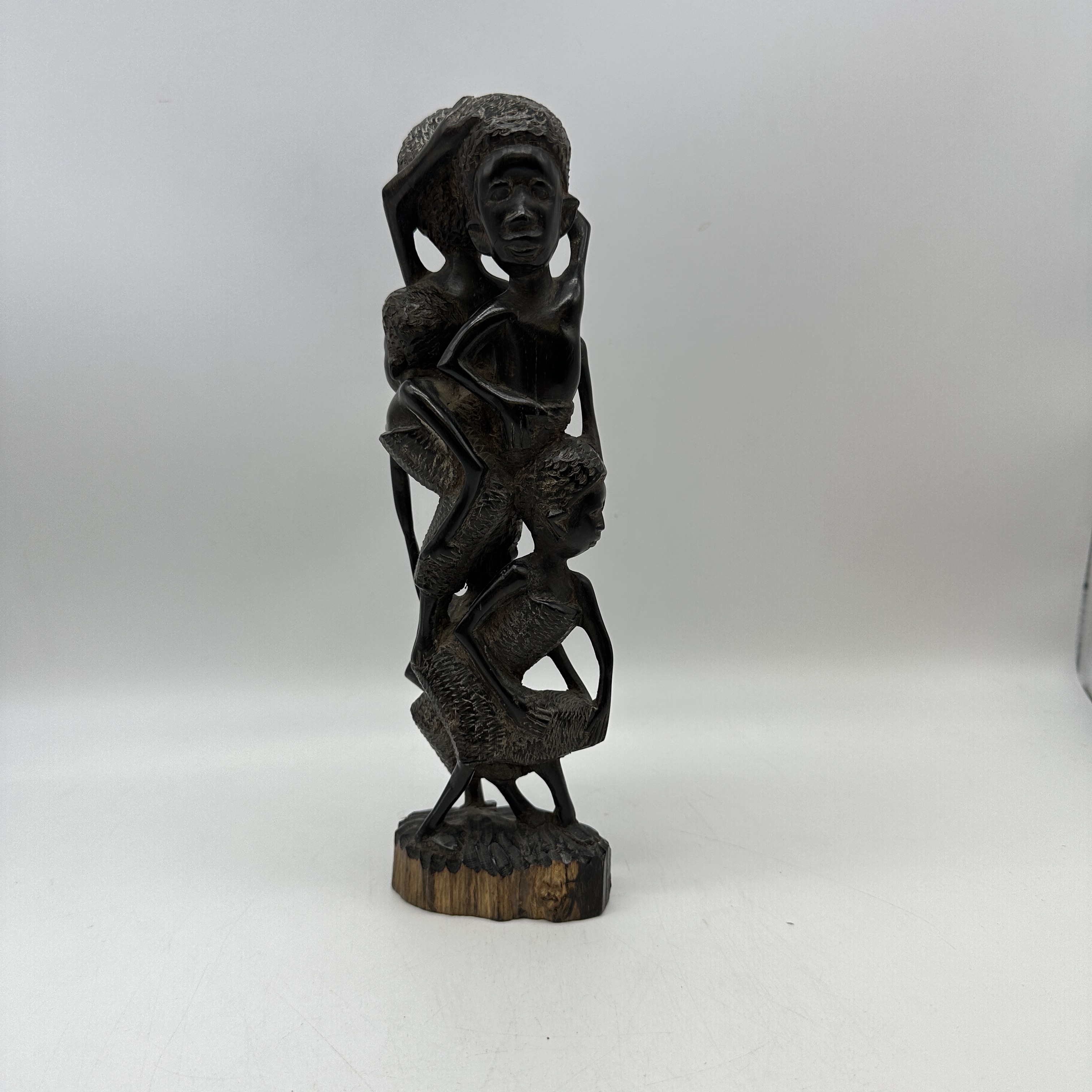 A vintage African carved figure