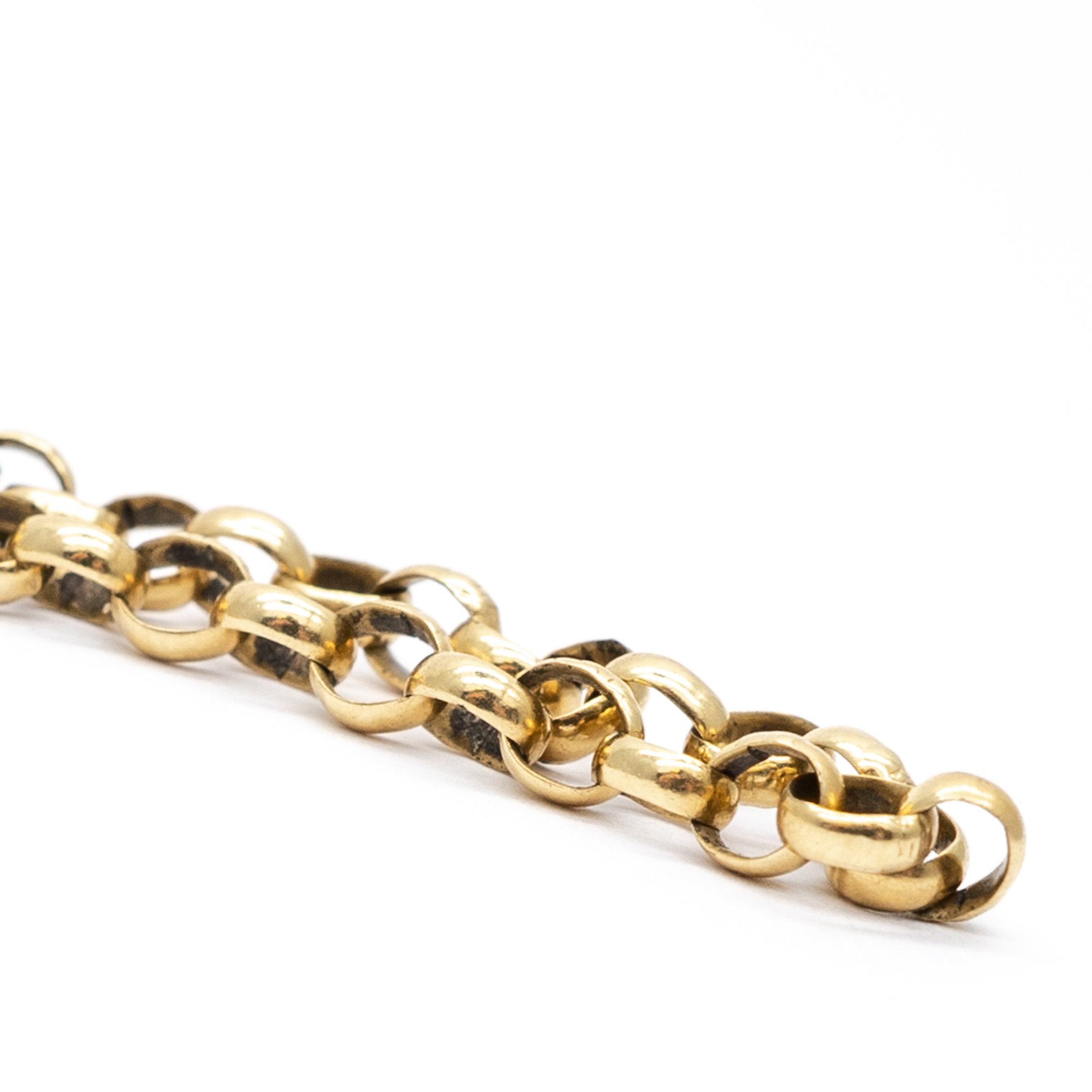 A 9ct yellow gold belcher chain - Image 4 of 4