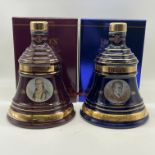 2x Bells decanters