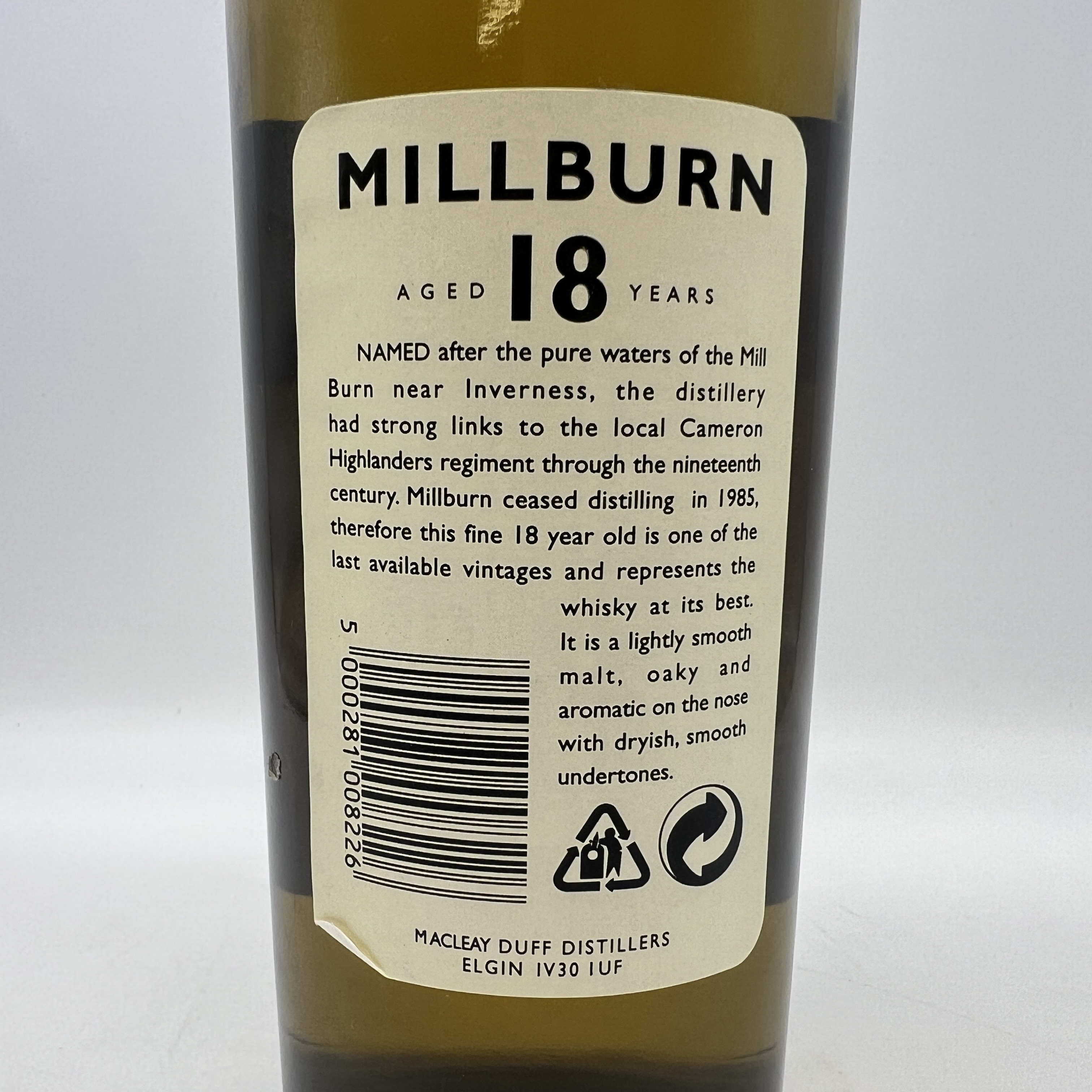 A bottle of rare malt selection Millburn 18 year old whisky - Image 3 of 4