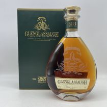 A bottle of Glenglassaugh 26 year old whisky
