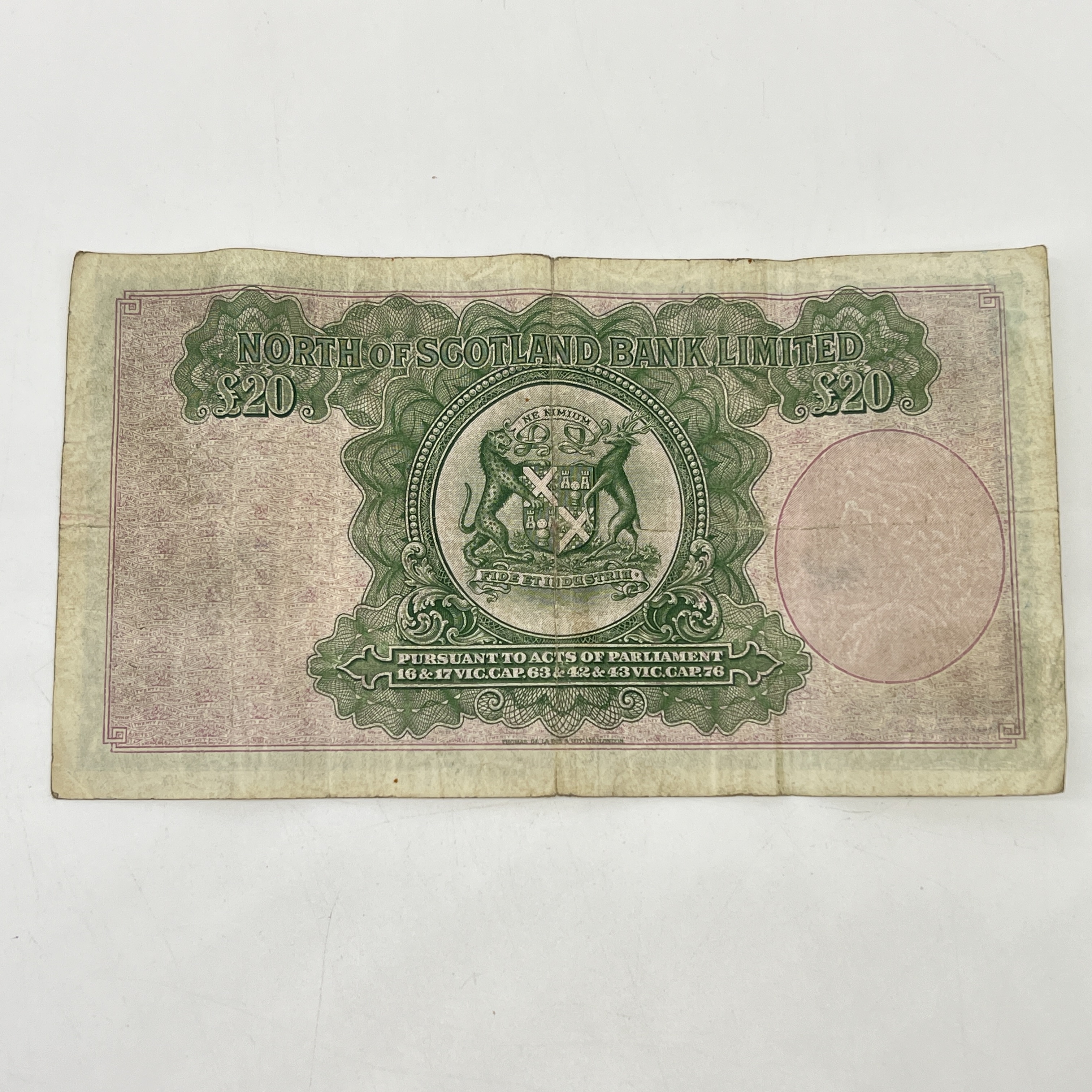 A North of Scotland bank note - Image 2 of 2