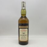 A bottle of Rare malt selection Dallas Dhu 24 year old whisky