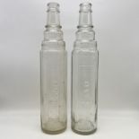 2x Esso oil bottles