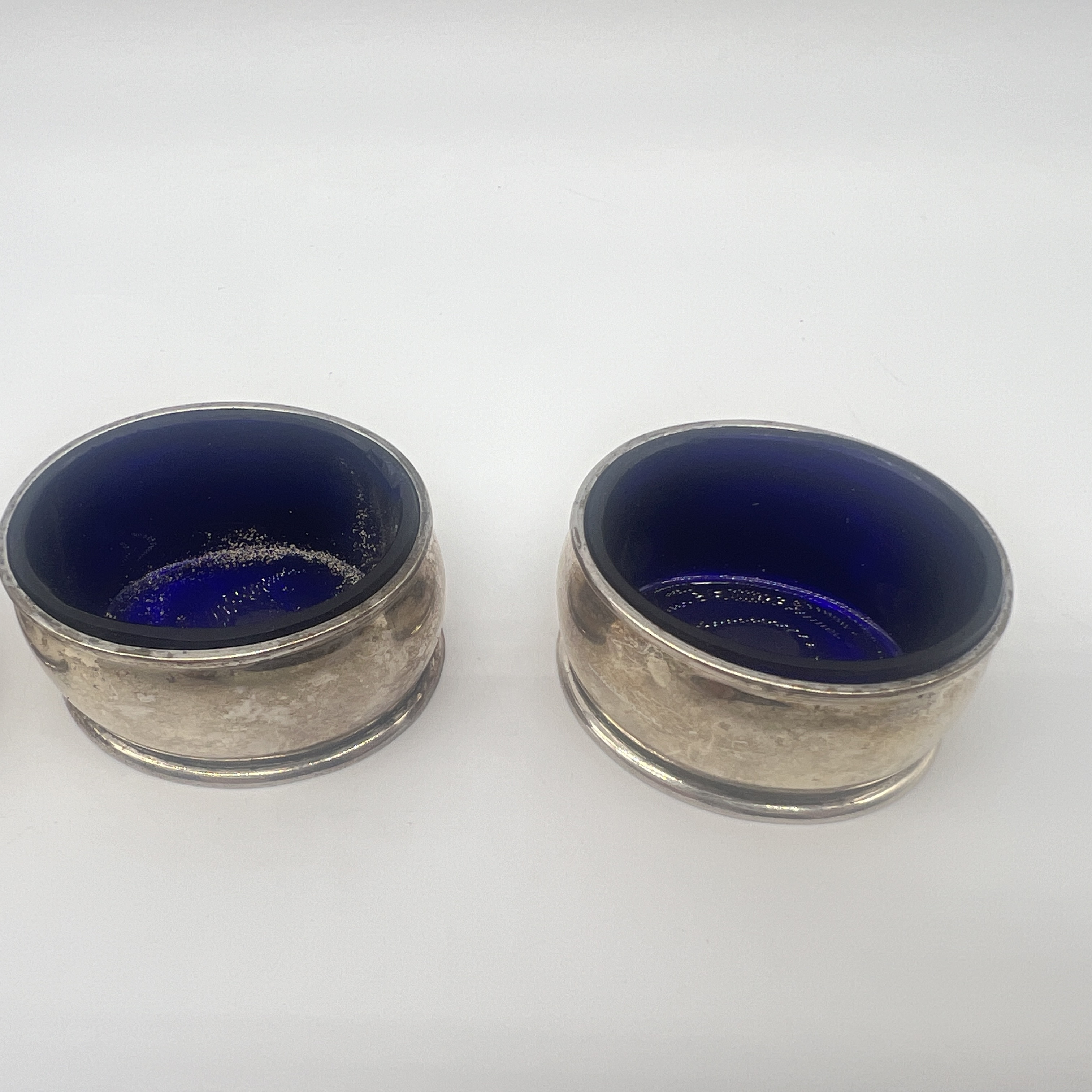 3x silver salt dishes - Image 3 of 4