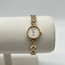 A 9ct yellow gold watch