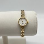 A 9ct yellow gold watch