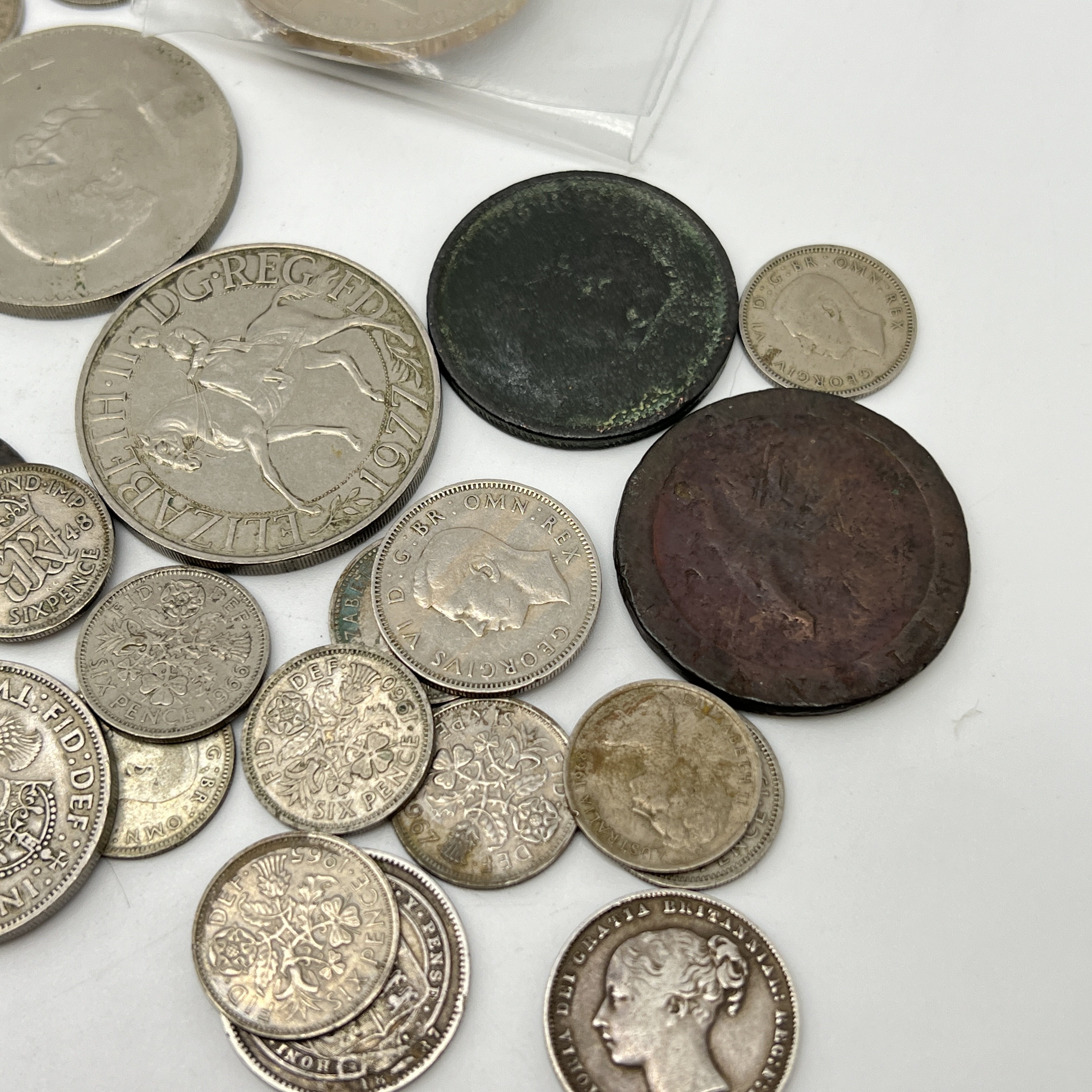A collection of old coins - Image 3 of 4