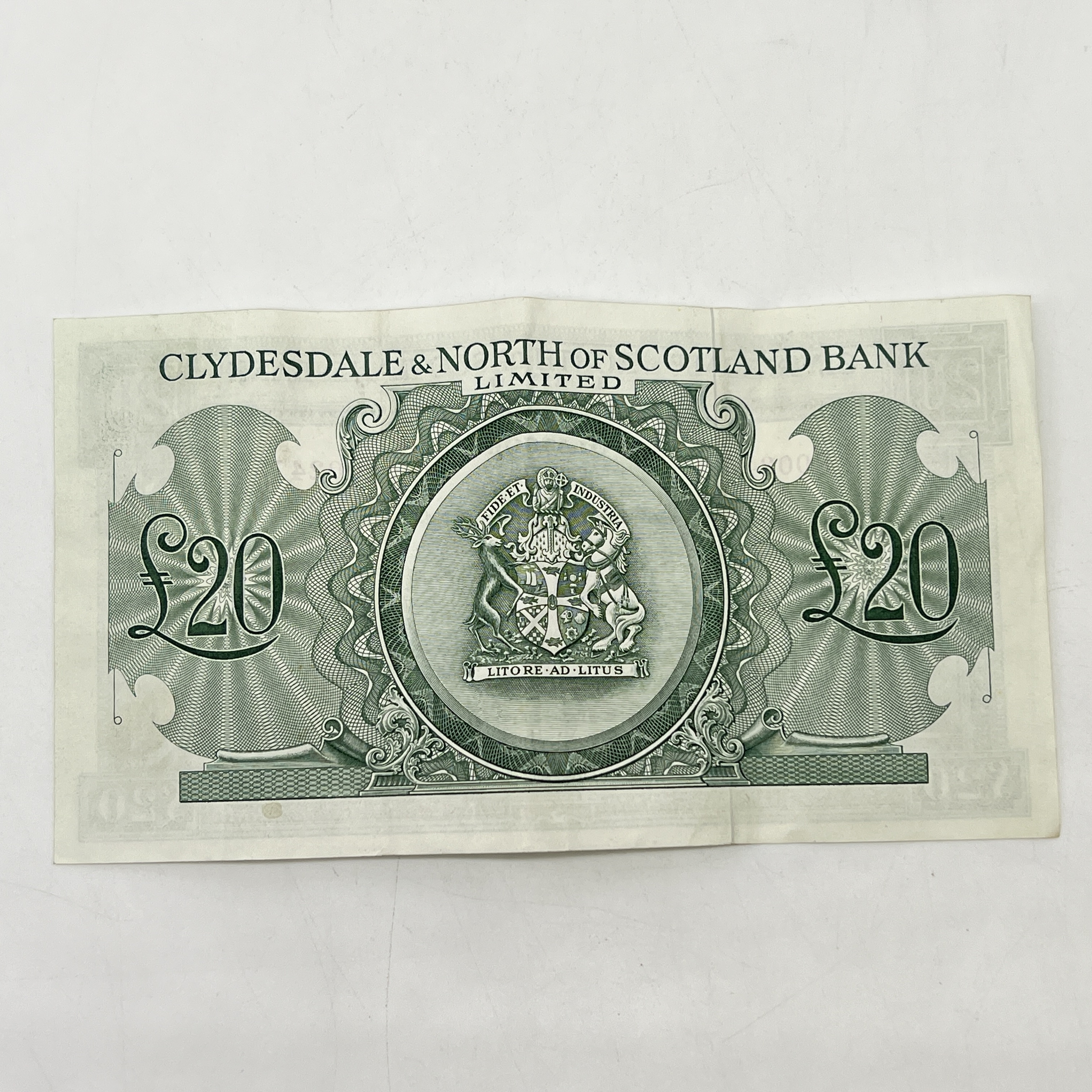 A Clydesdale & North of Scotland bank note - Image 2 of 2