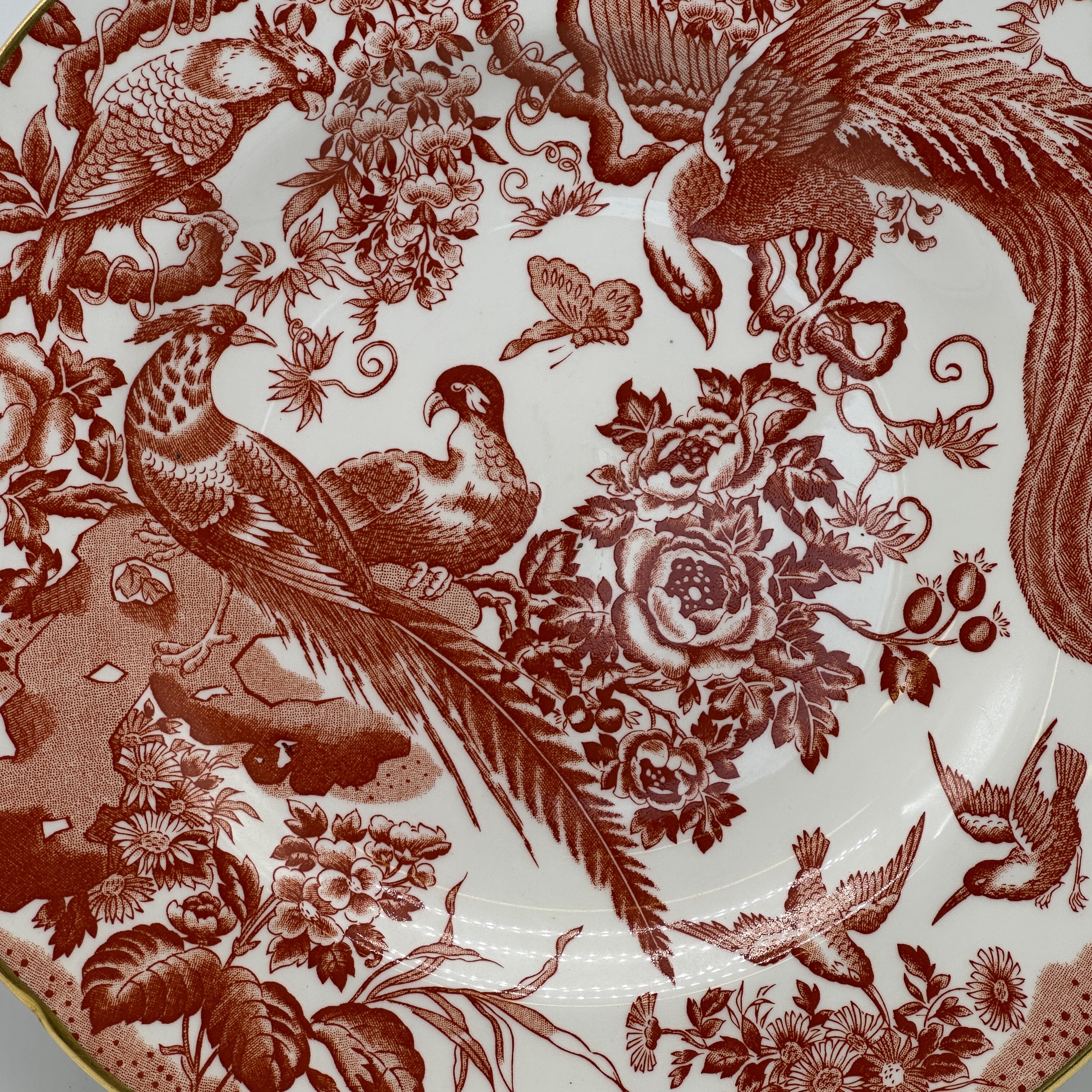 A Royal Crown Derby "Red Aves" pattern plate - Image 2 of 3