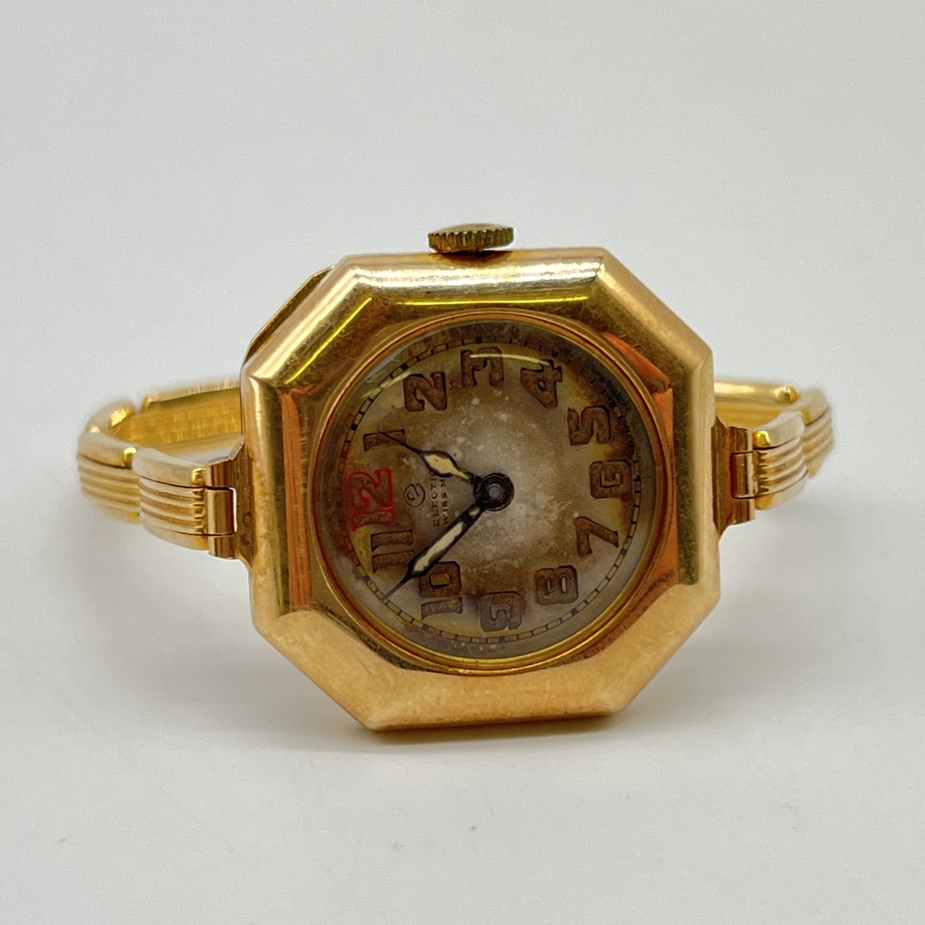 A 14ct yellow gold vintage watch