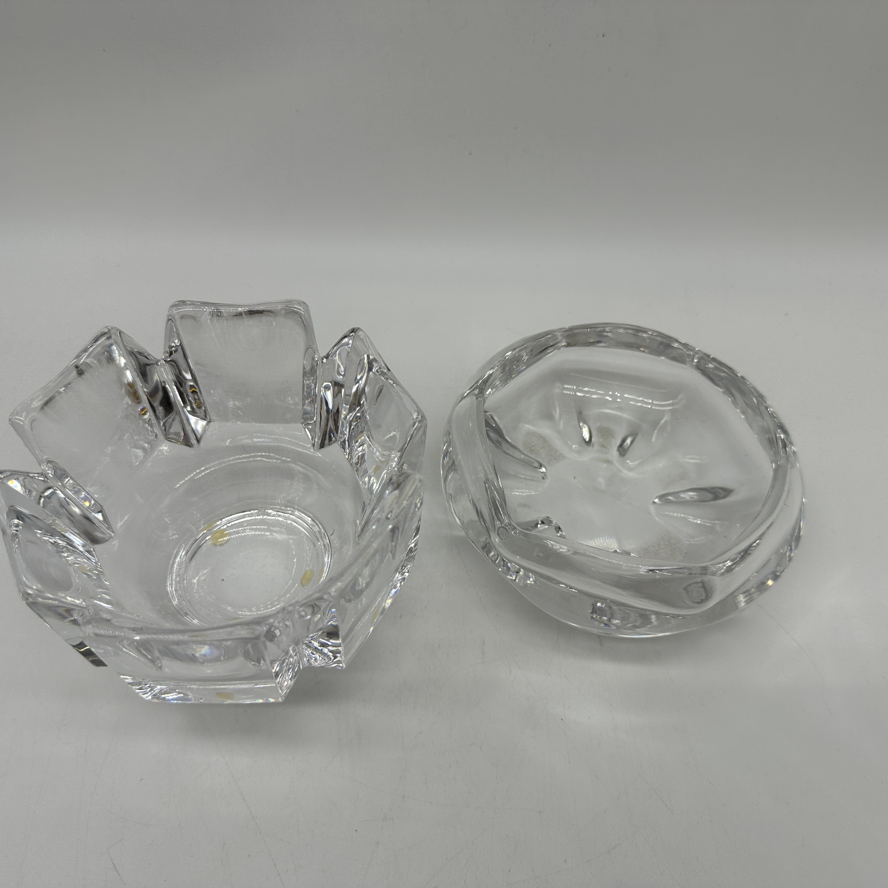 2x Orifors glass bowls - Image 2 of 2