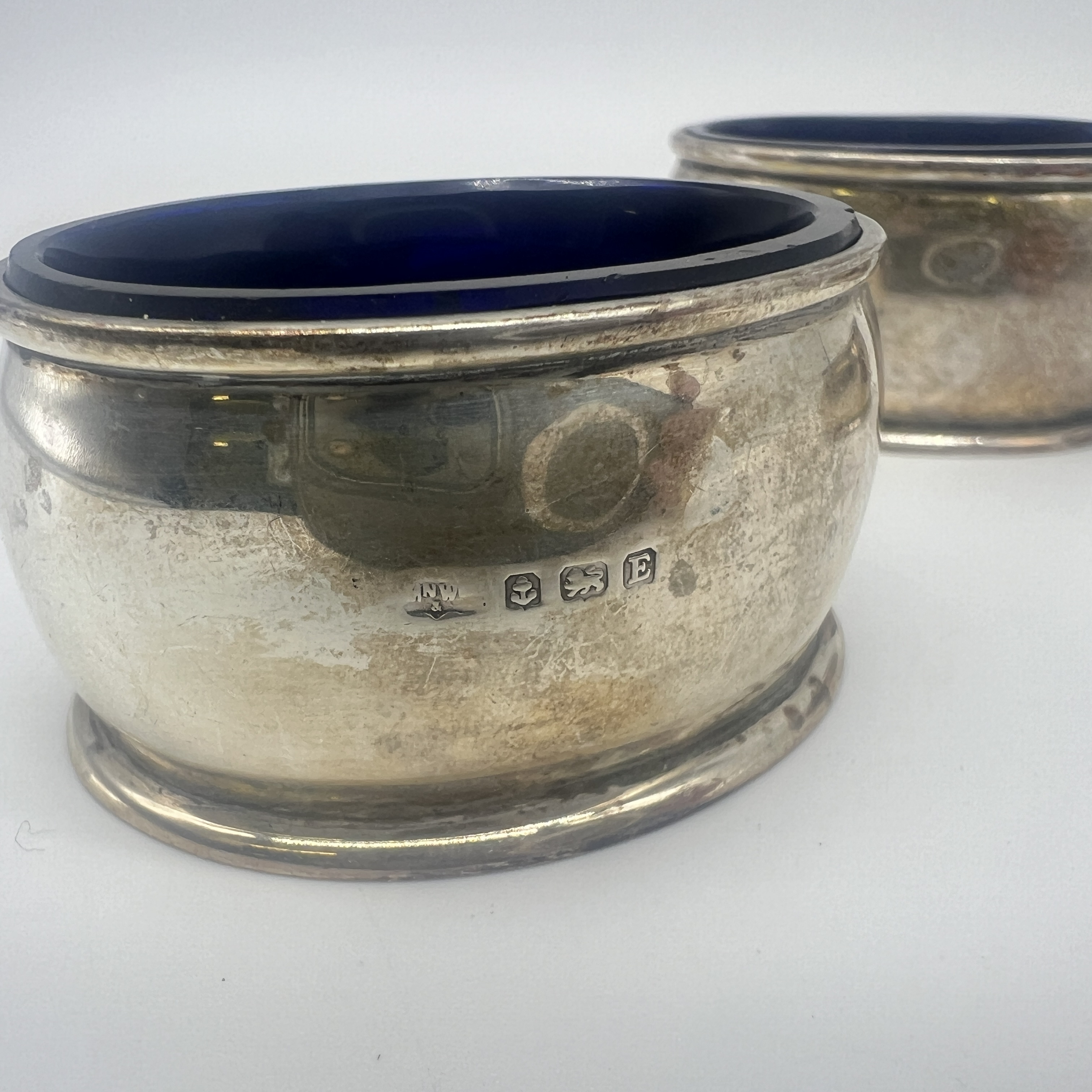 3x silver salt dishes - Image 4 of 4